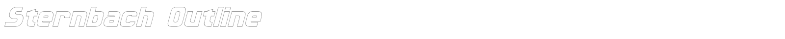 Sternbach font preview